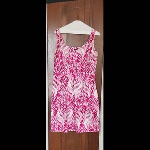 Hot pink & white Perceptions Dress size 12